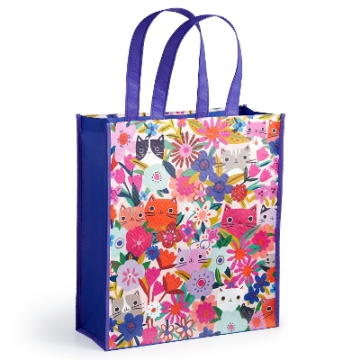 Picture of Blooming Cats Reusable Shopping Bag