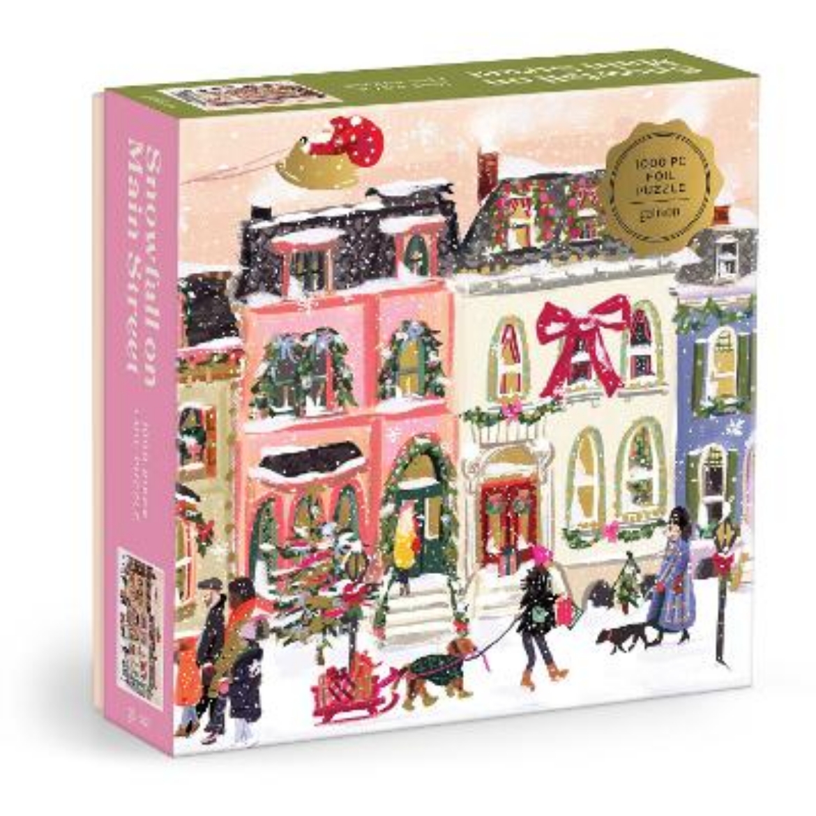Picture of Snowfall on Main Street 1000 Piece Foil Puzzle