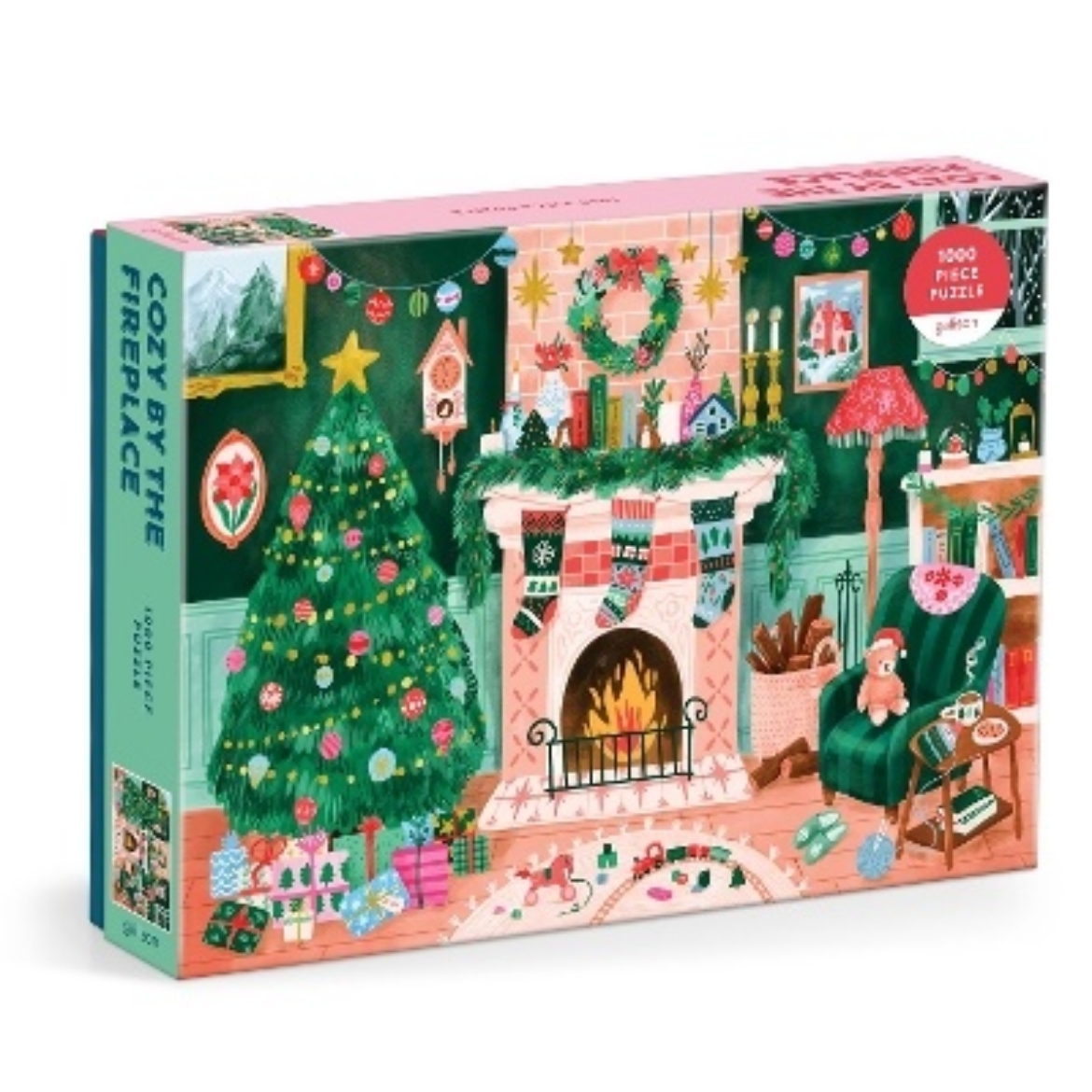Picture of Cozy by the Fireplace 1000 Piece Puzzle