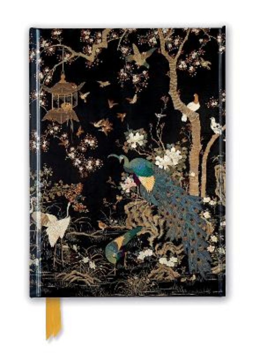 Picture of Ashmolean Museum: Embroidered Hanging with Peacock (Foiled Journal)