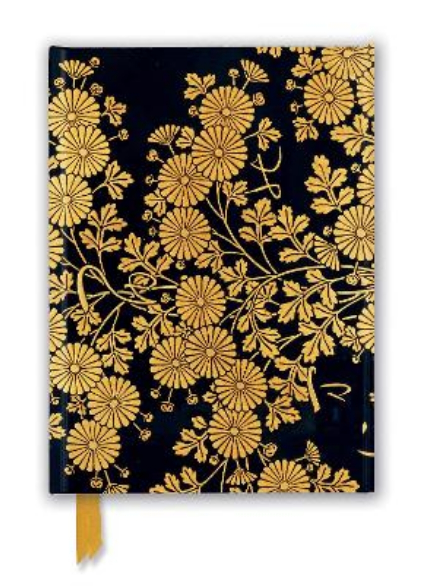 Picture of Uematsu Hobi: Box Decorated with Chrysanthemums (Foiled Journal)