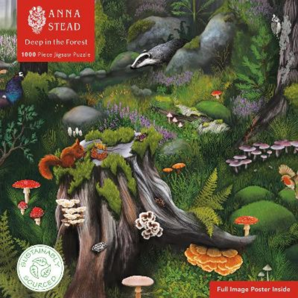 Picture of Adult Sustainable Jigsaw Puzzle Anna Stead: Deep in the Forest