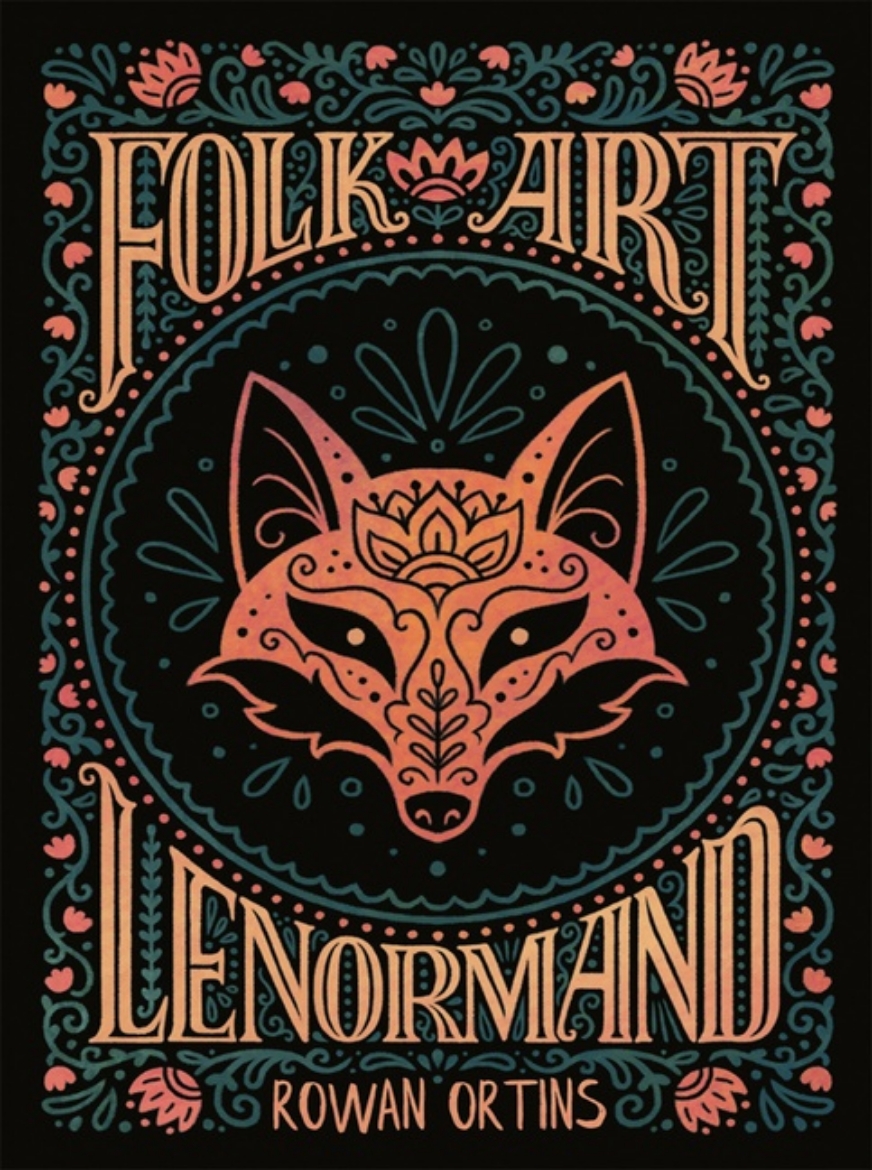 Picture of Folk Art Lenormand: Colorful 39-Card Divination Deck with 3 Extra Cards, 96-Page Illustrated Guidebook, Instructions for Learning to Read with Lenormand Cards