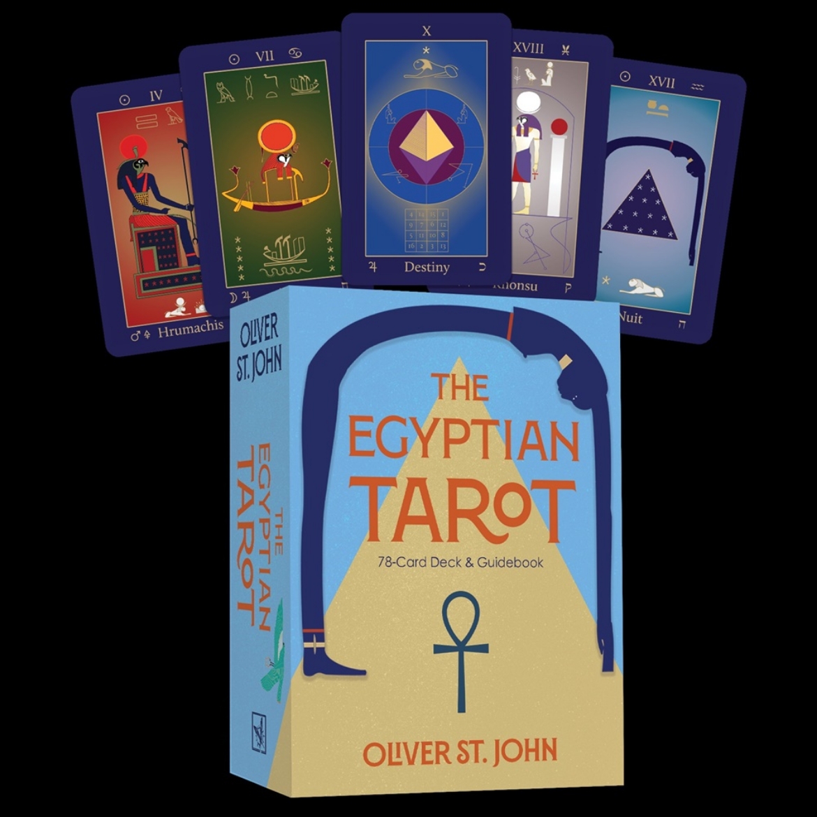 Picture of The Egyptian Tarot: (78 Full-Color Cards and 154-Page Guidebook)