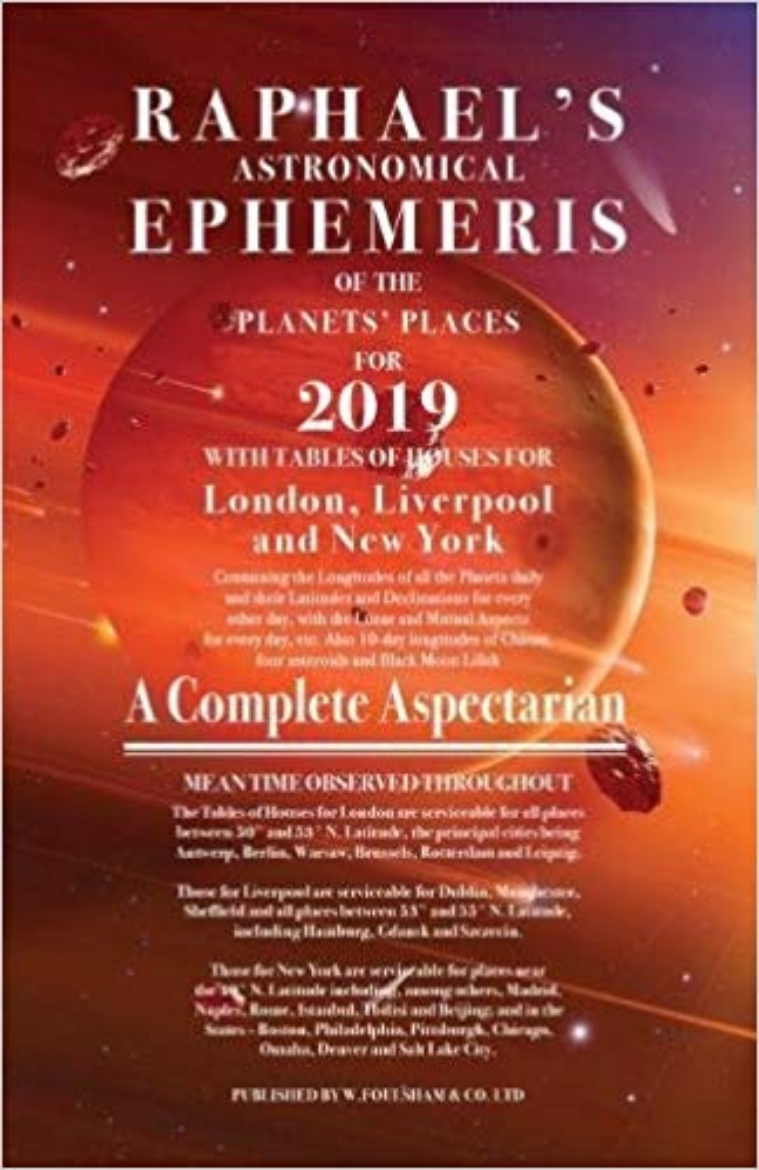 Picture of Raphaels ephemeris 2019