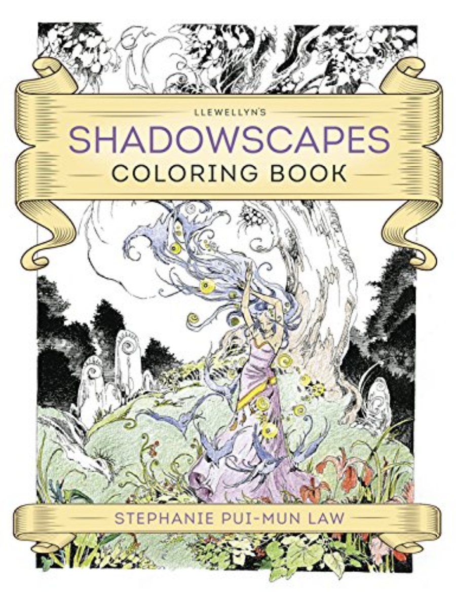 Picture of Llewellyns shadowscapes coloring book