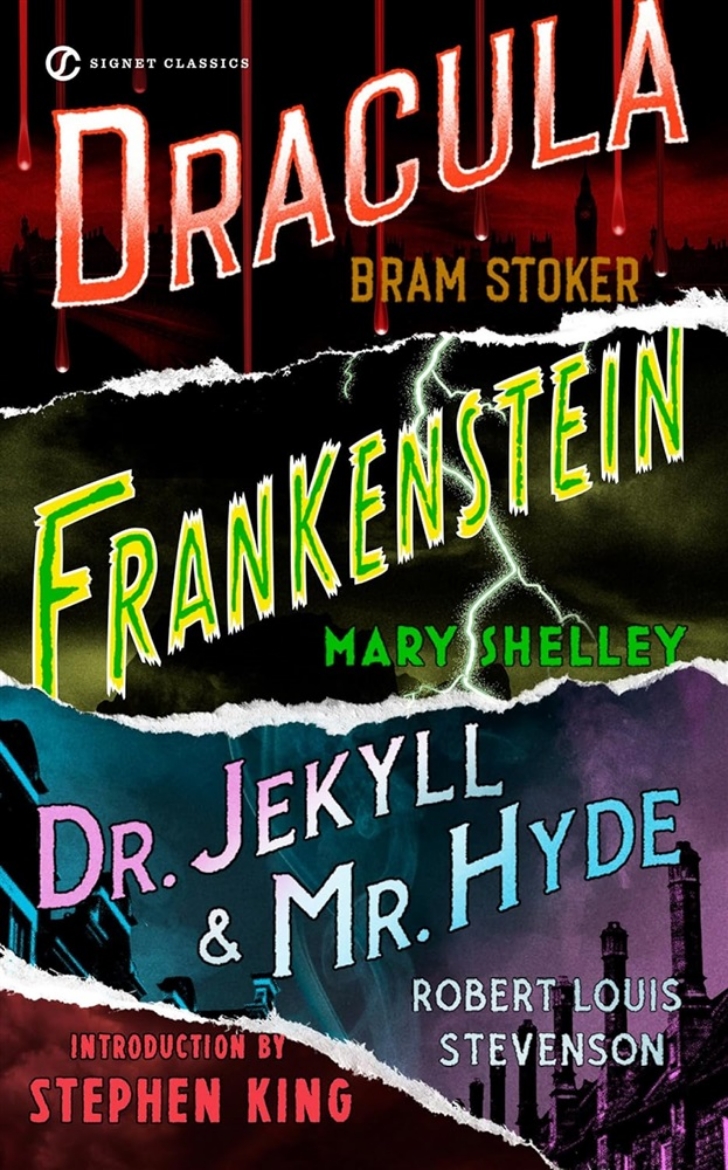 Picture of Frankenstein, dracula, dr. jekyll and mr. hyde
