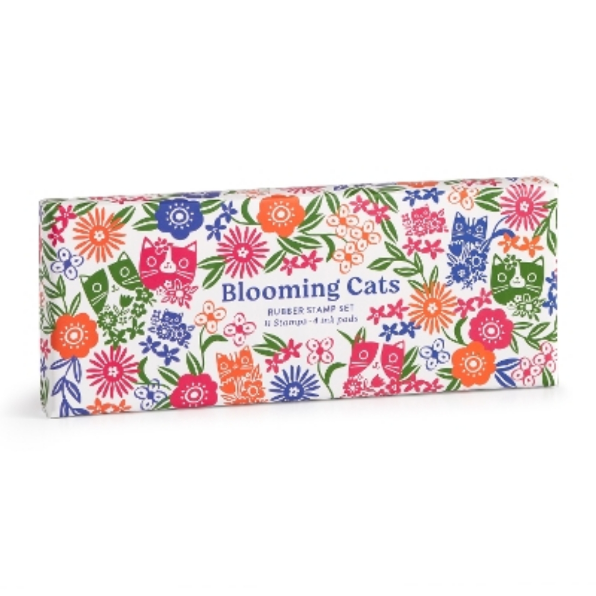 Picture of Blooming Cats Rubber Stamp Set