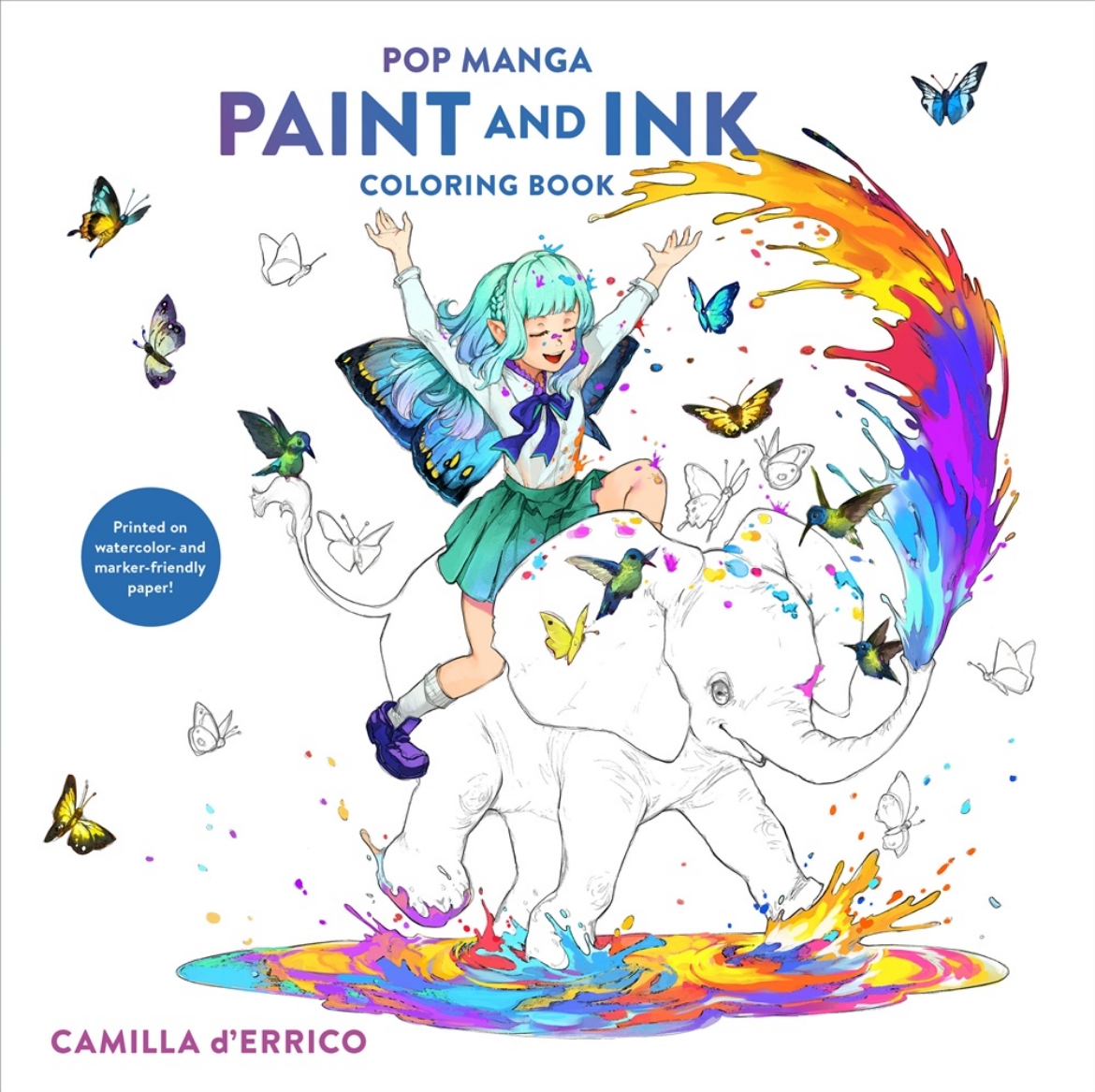 Picture of Pop Manga Paint and Ink Coloring Book