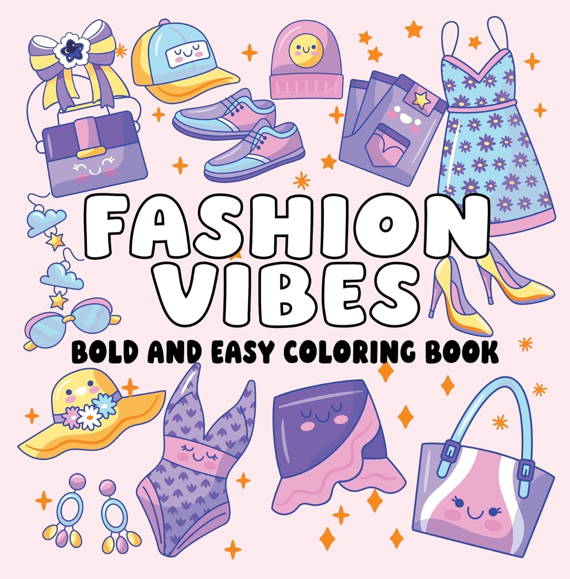 Picture of Fashion Vibes Bold and Easy Coloring Book