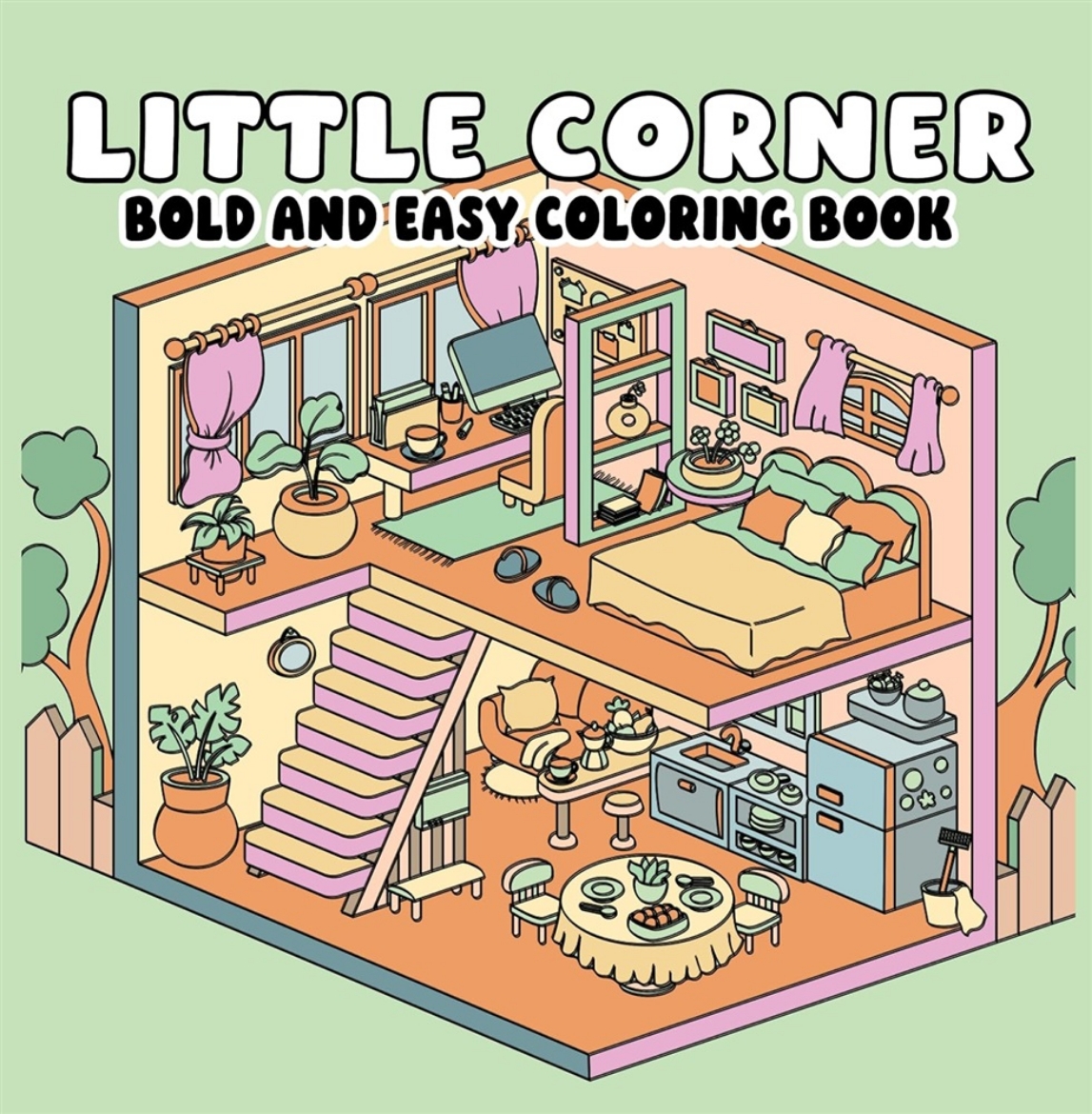 Picture of Little Corner Bold and Easy Coloring Book
