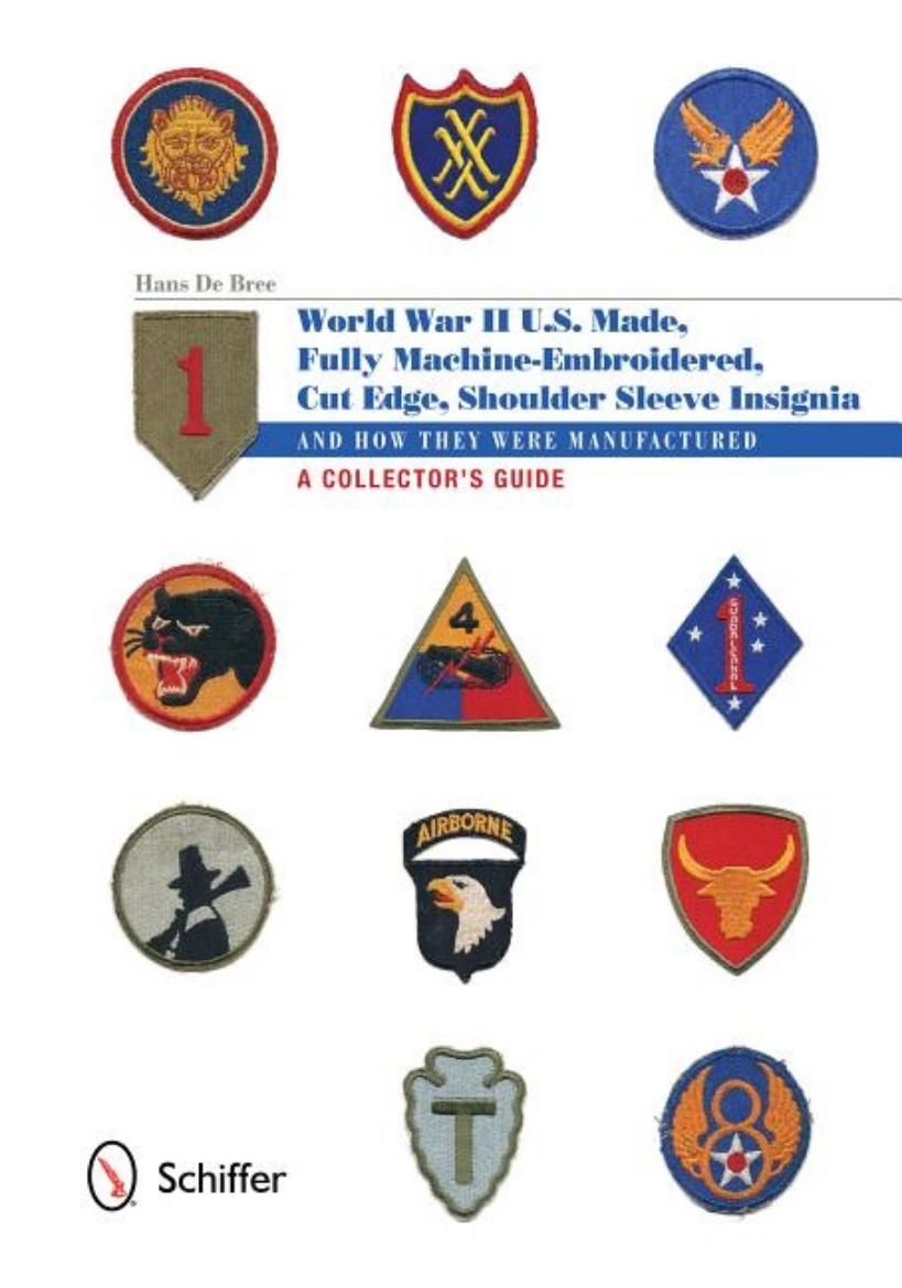 Picture of U.s.-made, fully machine-embroidered, cut edge shoulder sleeve insignia of