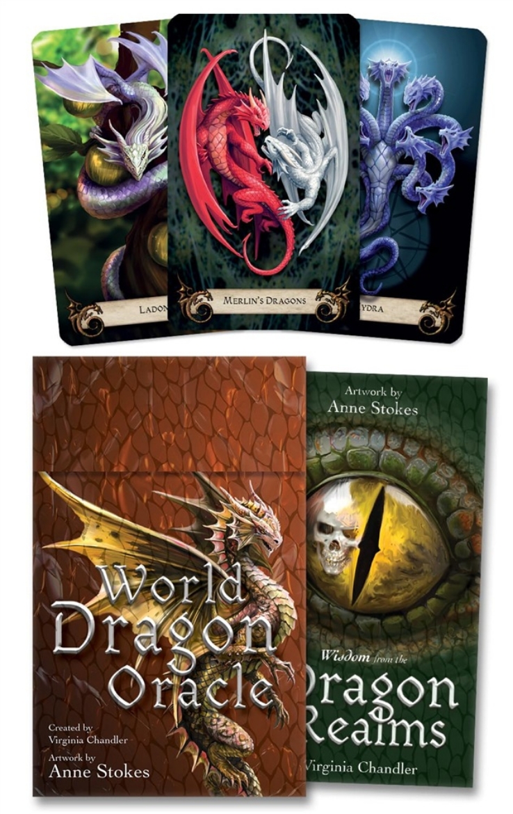 Picture of World Dragon Oracle: 28 Cards & 128-Page, Color Guidebook