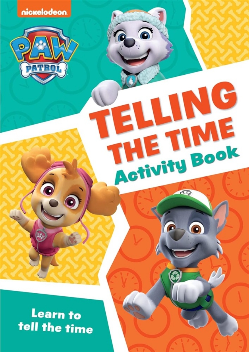 Picture of Paw Patrol – PAW Patrol Telling The Time Activity Book: Get set for school!