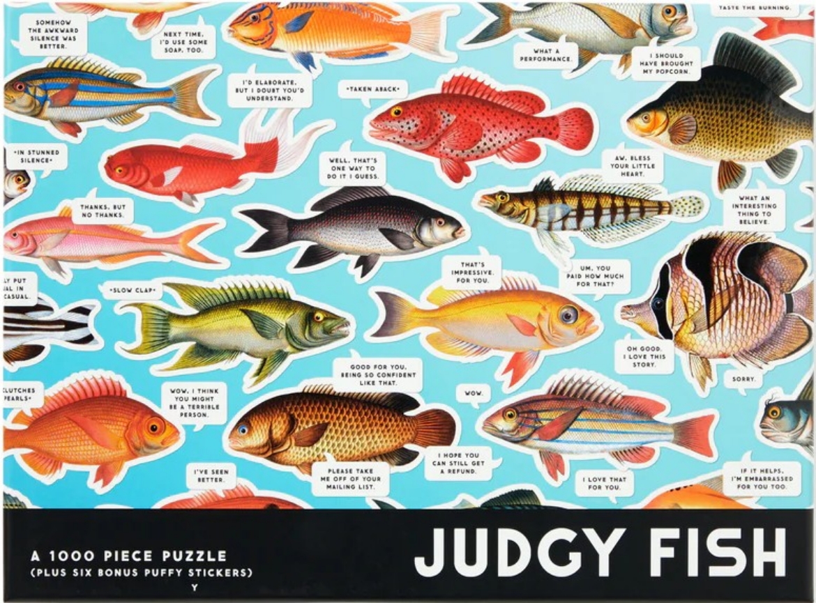 Picture of Judgy Fish 1000 Piece PuzzleJudgy Fish 1000 Piece Puzzle