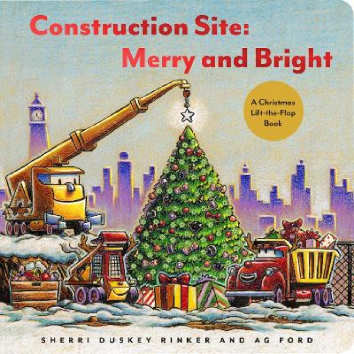 Picture of Construction Site: Merry and Bright: A Christmas Lift-the-Flap Book