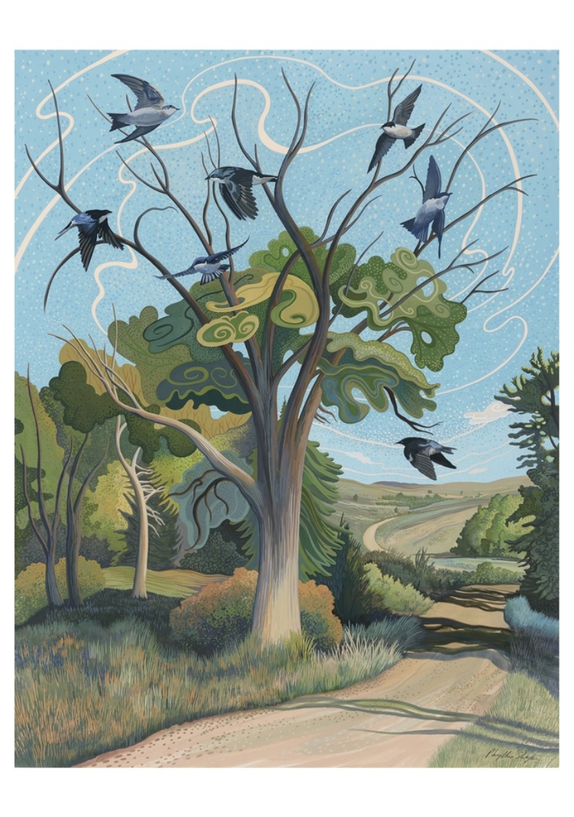 Picture of Phyllis Shafer: On the Wind Notecard