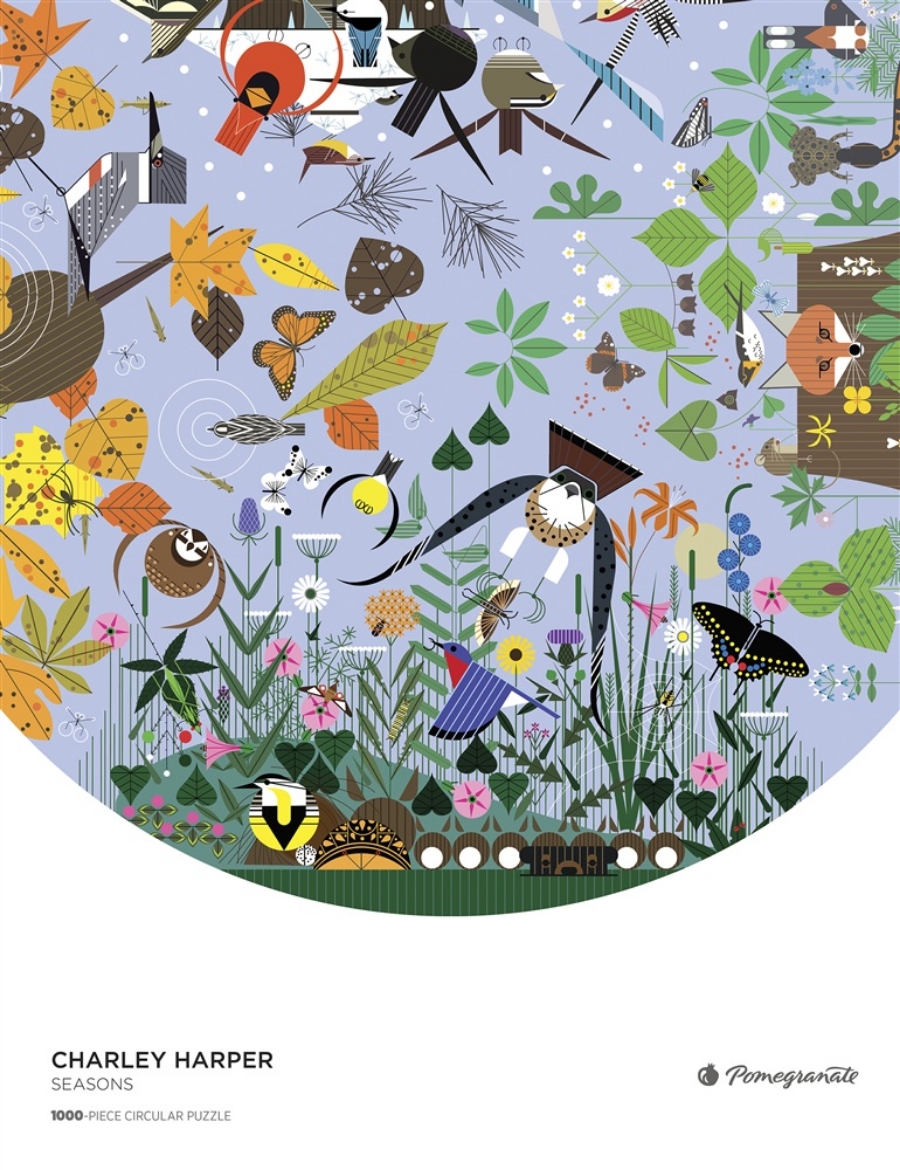 Picture of Charley Harper: Seasons 1000-Piece Circular Jigsaw Puzzle