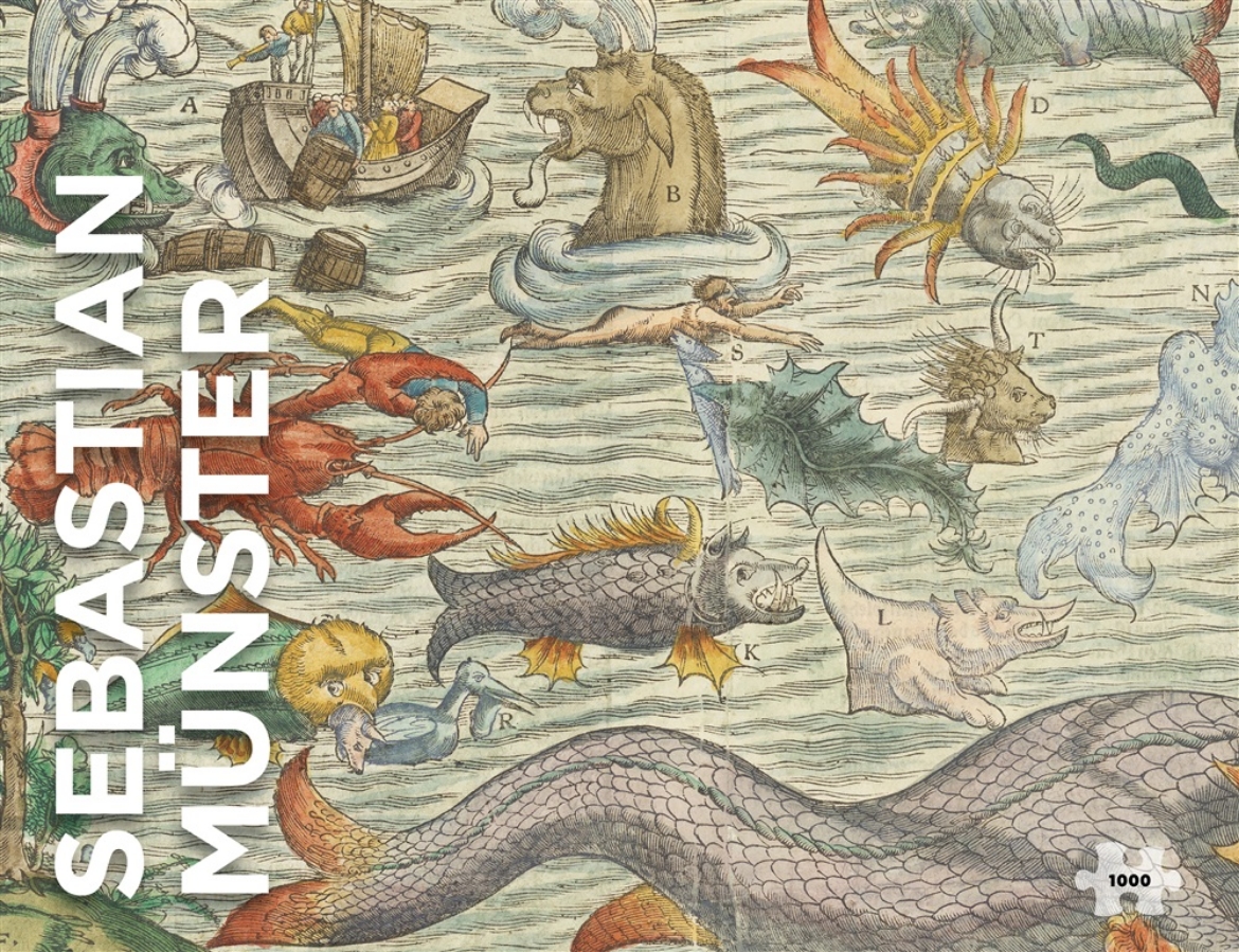 Picture of Sebastian Münster: Sea Monsters 1000-Piece Jigsaw Puzzle