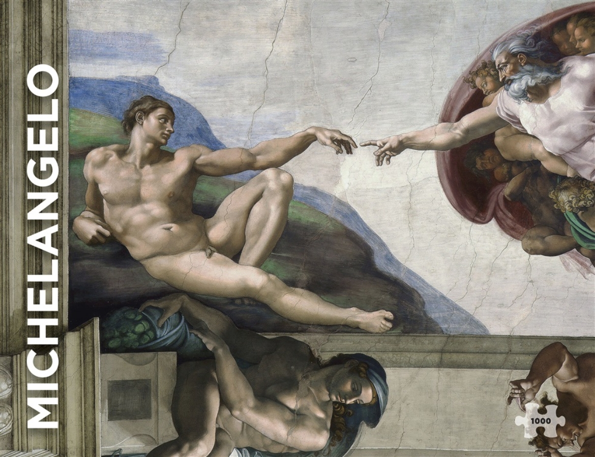 Picture of Michelangelo: The Creation of Adam 1000-Piece Jigsaw Puzzle