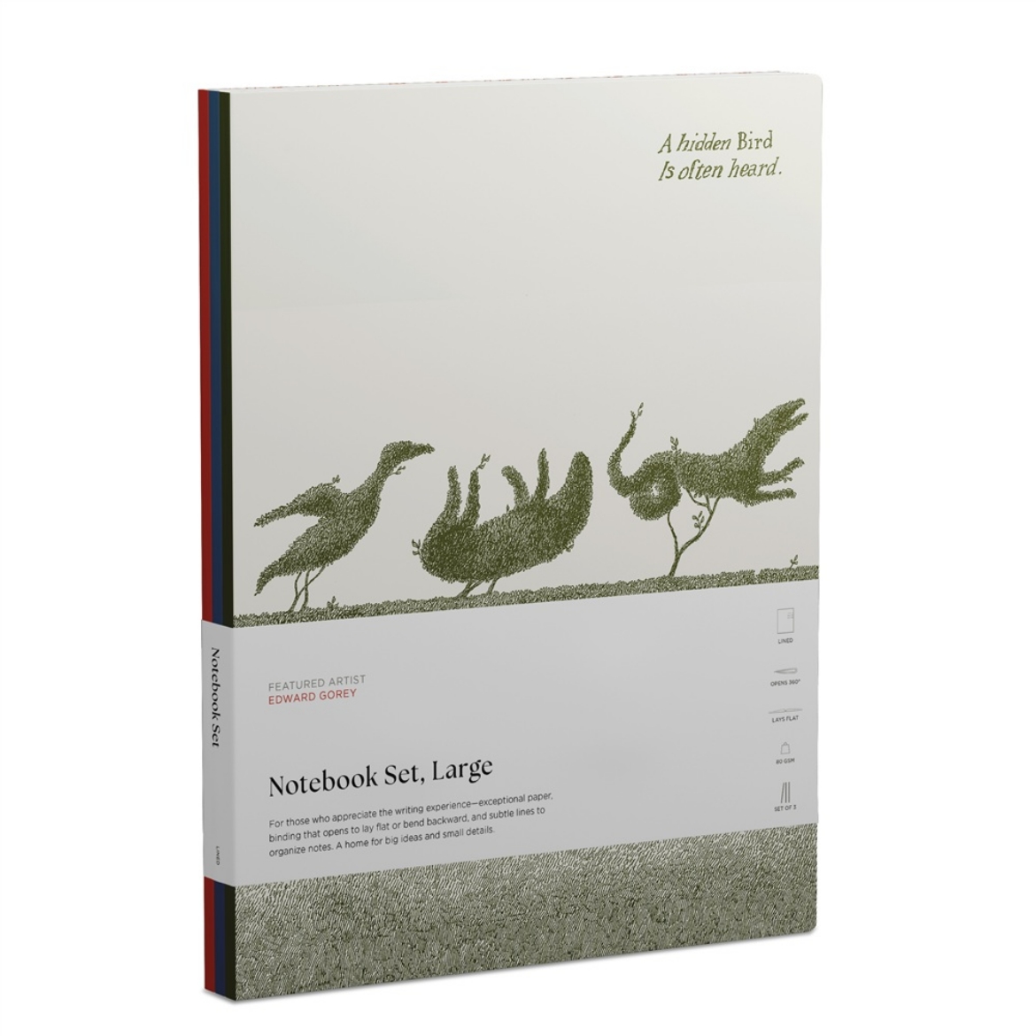 Picture of Edward Gorey Large Notebook Set