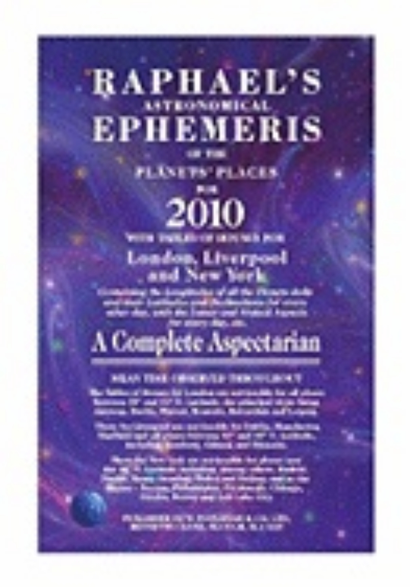 Picture of Raphael's Astronomical Ephemeris 2010