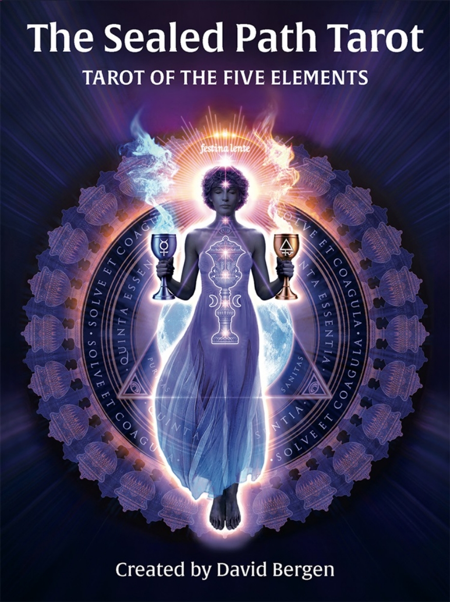 Picture of The Sealed Path Tarot: Tarot of the Five Elements, Versatile 97-Card Tarot Deck, Mystical Artwork, Five Minor Arcana Suits, Five Extra Court Cards, 132-Page Illustrated Guidebook, Discover Insightful 