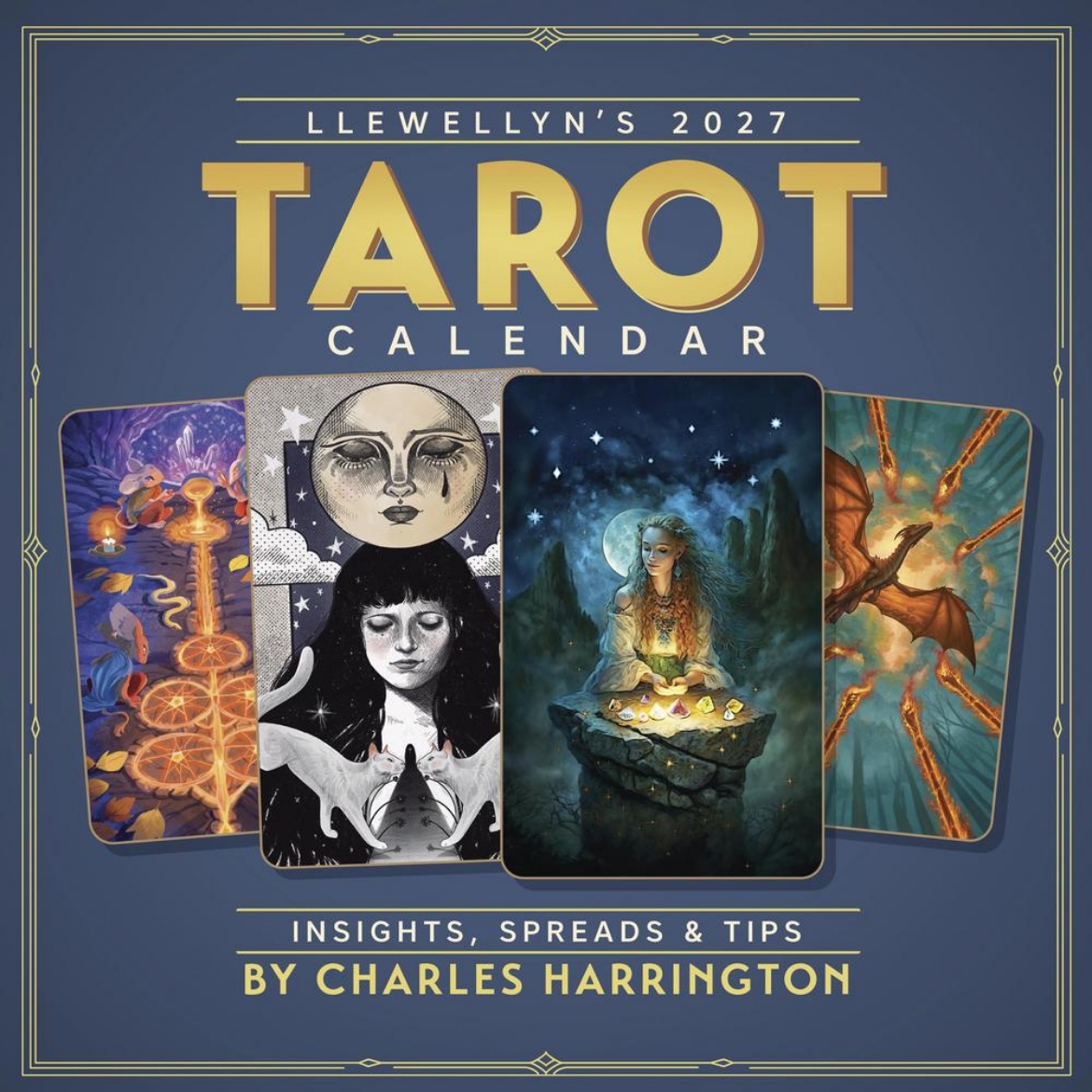 Picture of Llewellyn's 2027 Tarot Calendar: Insights, Spreads & Tips