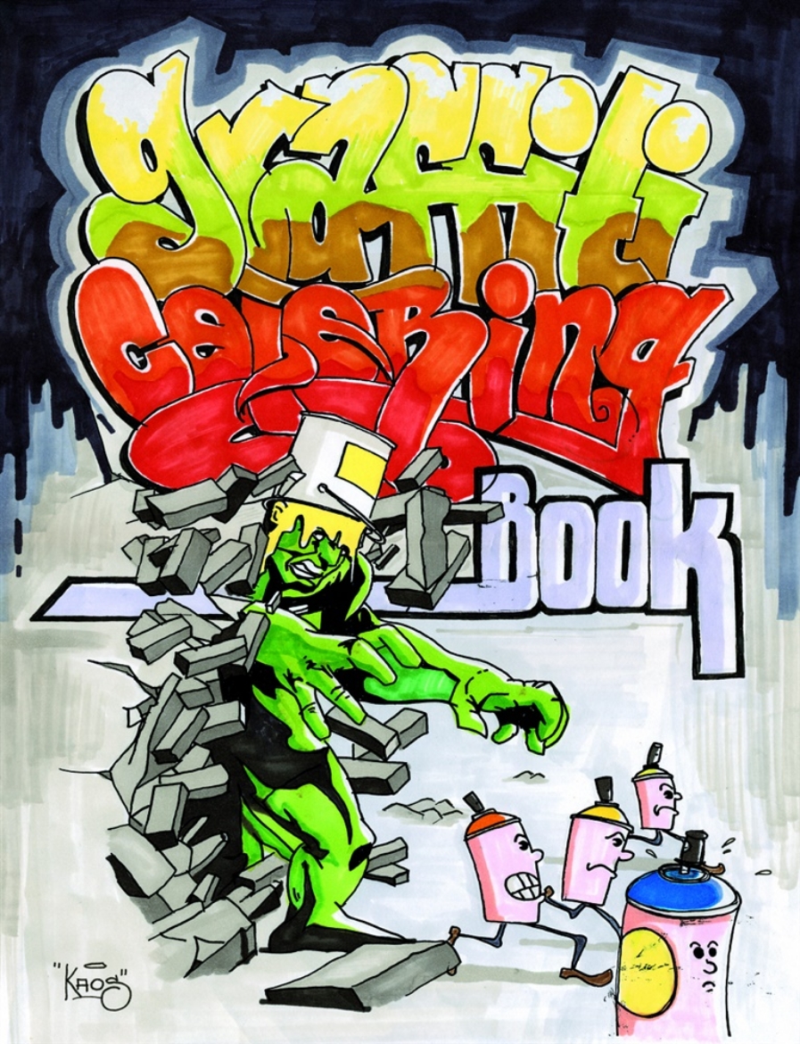 Picture of Graffiti Coloring Book