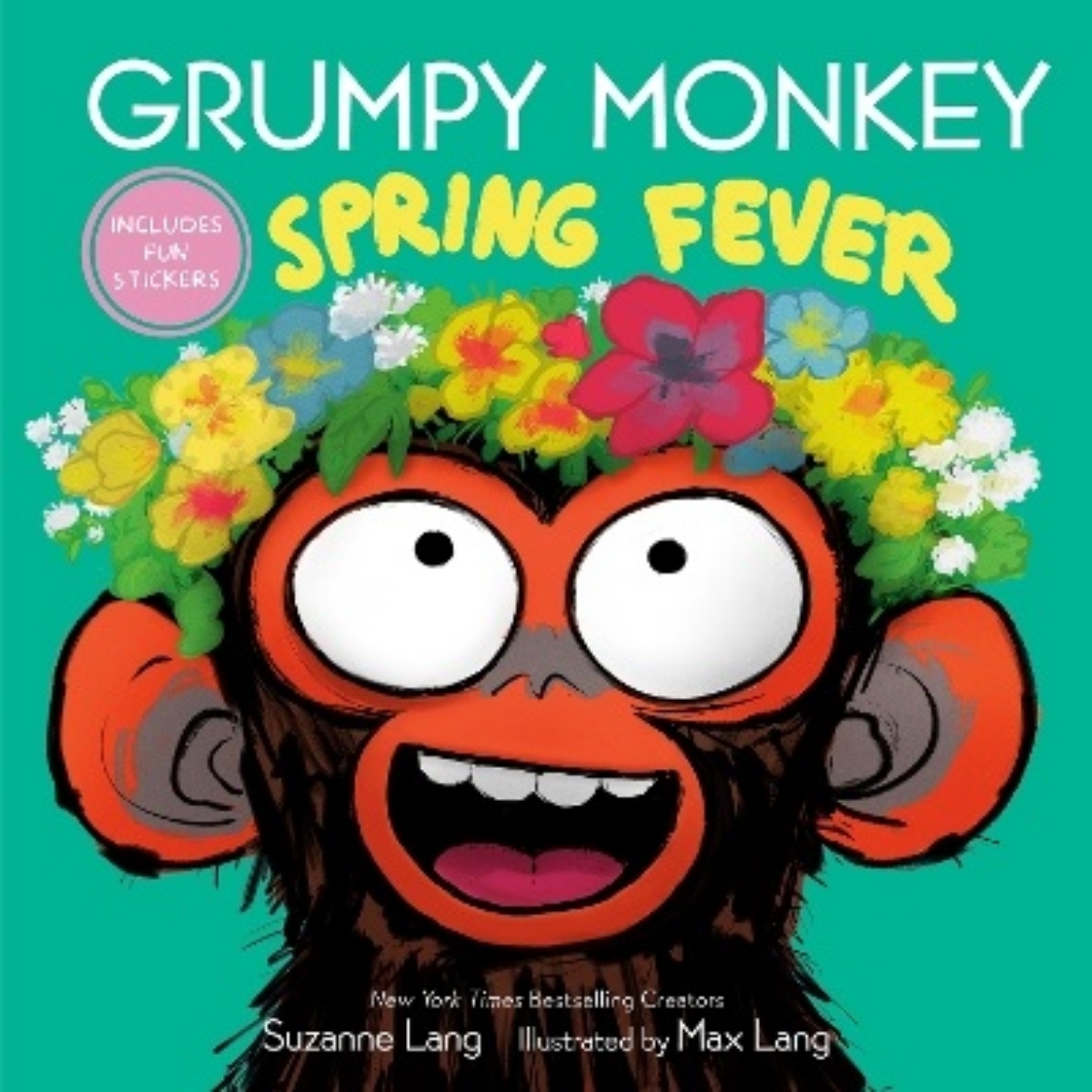 Picture of Grumpy Monkey Spring Fever: Includes Fun Stickers!