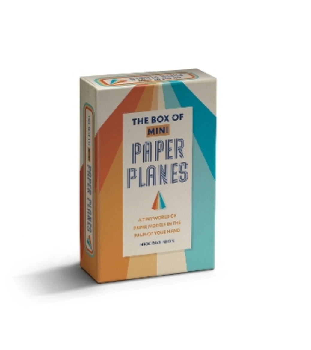 Picture of The Box of Mini Paper Planes a Tiny World of Paper Models in the Palm of Your Hand