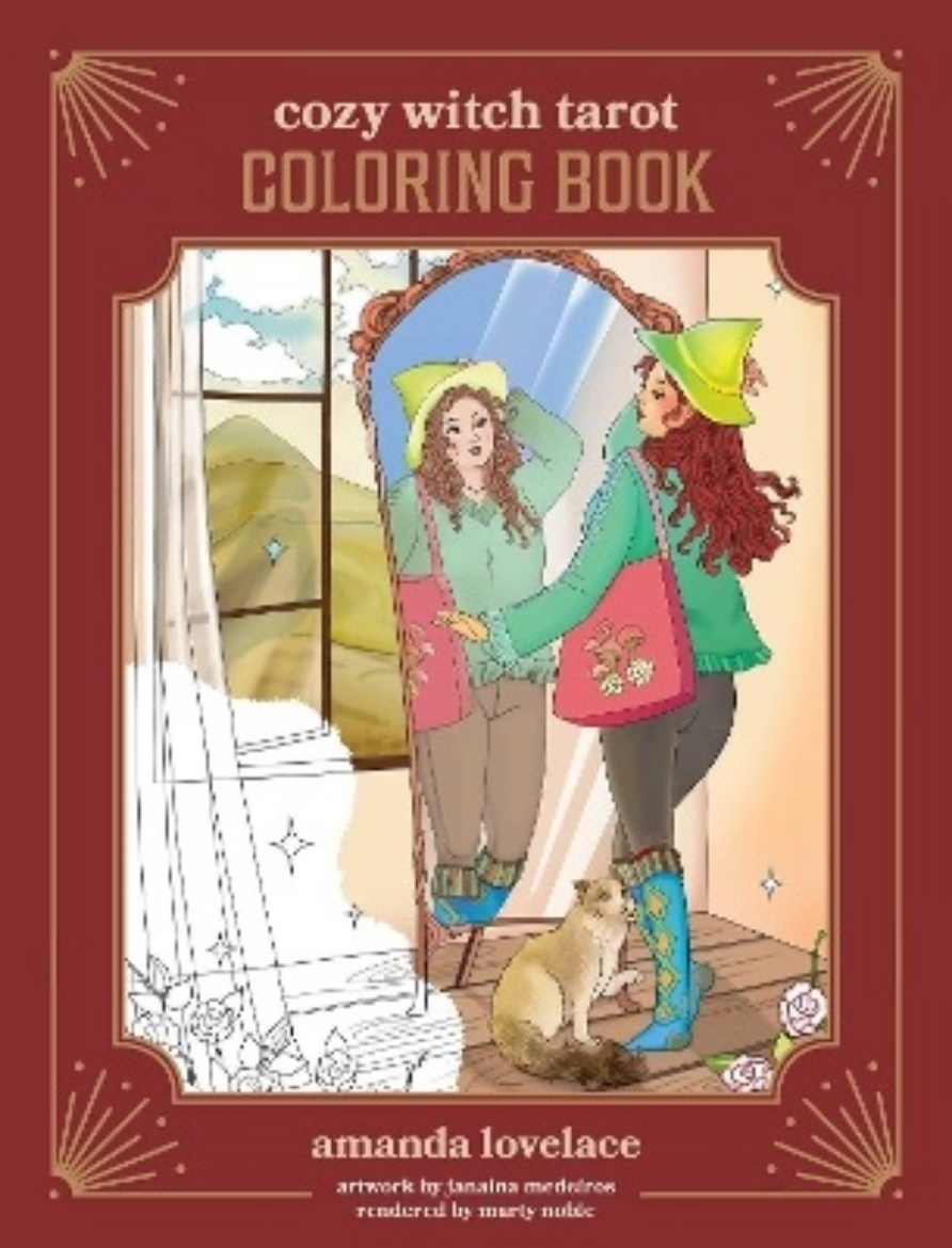 Picture of Cozy Witch Tarot Coloring Book