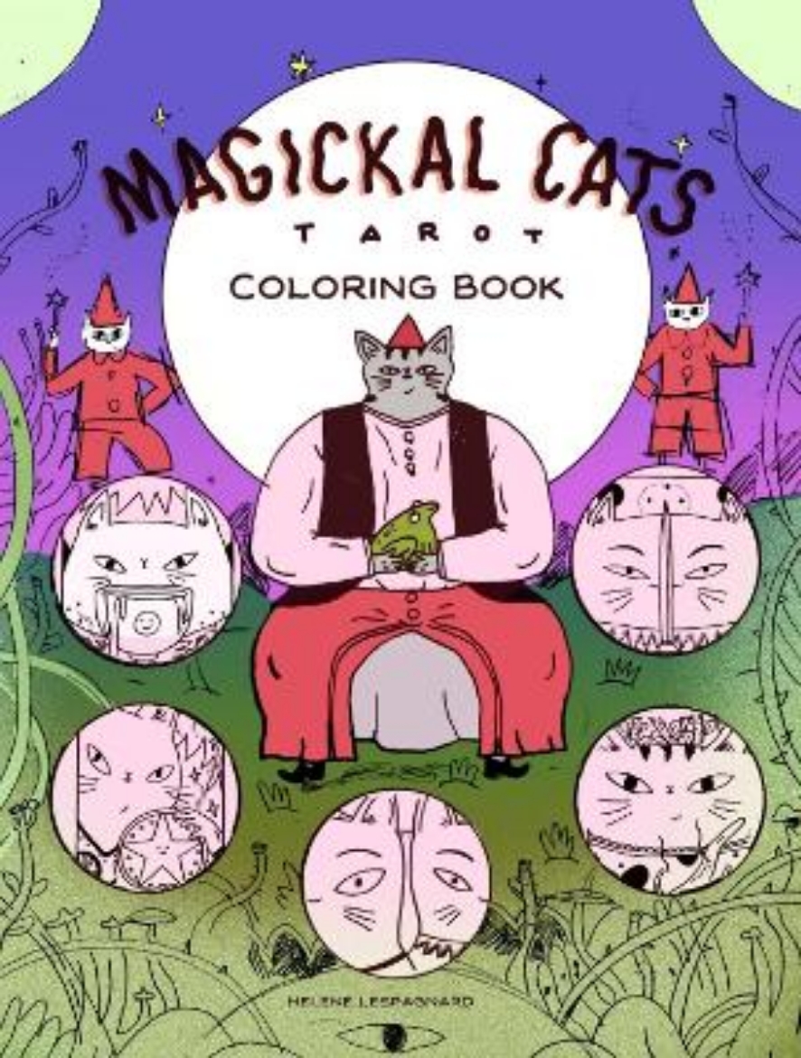 Bild på Magickal Cats Tarot Coloring Book