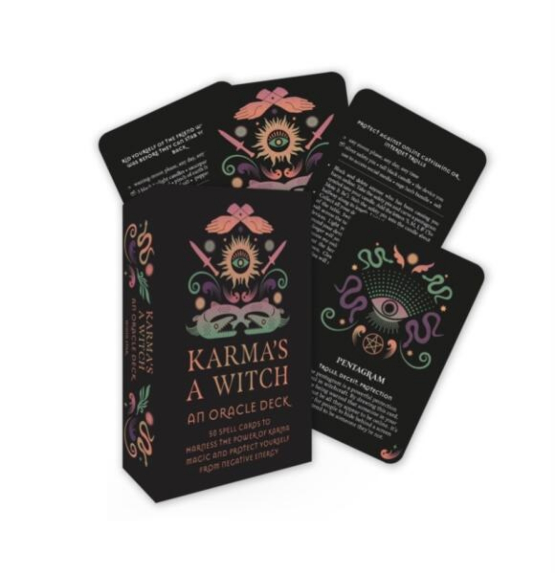 Picture of Karma's a Witch: An Oracle Deck: 50 spell cards to harness the power of karma magic and protect yourself from negative energy