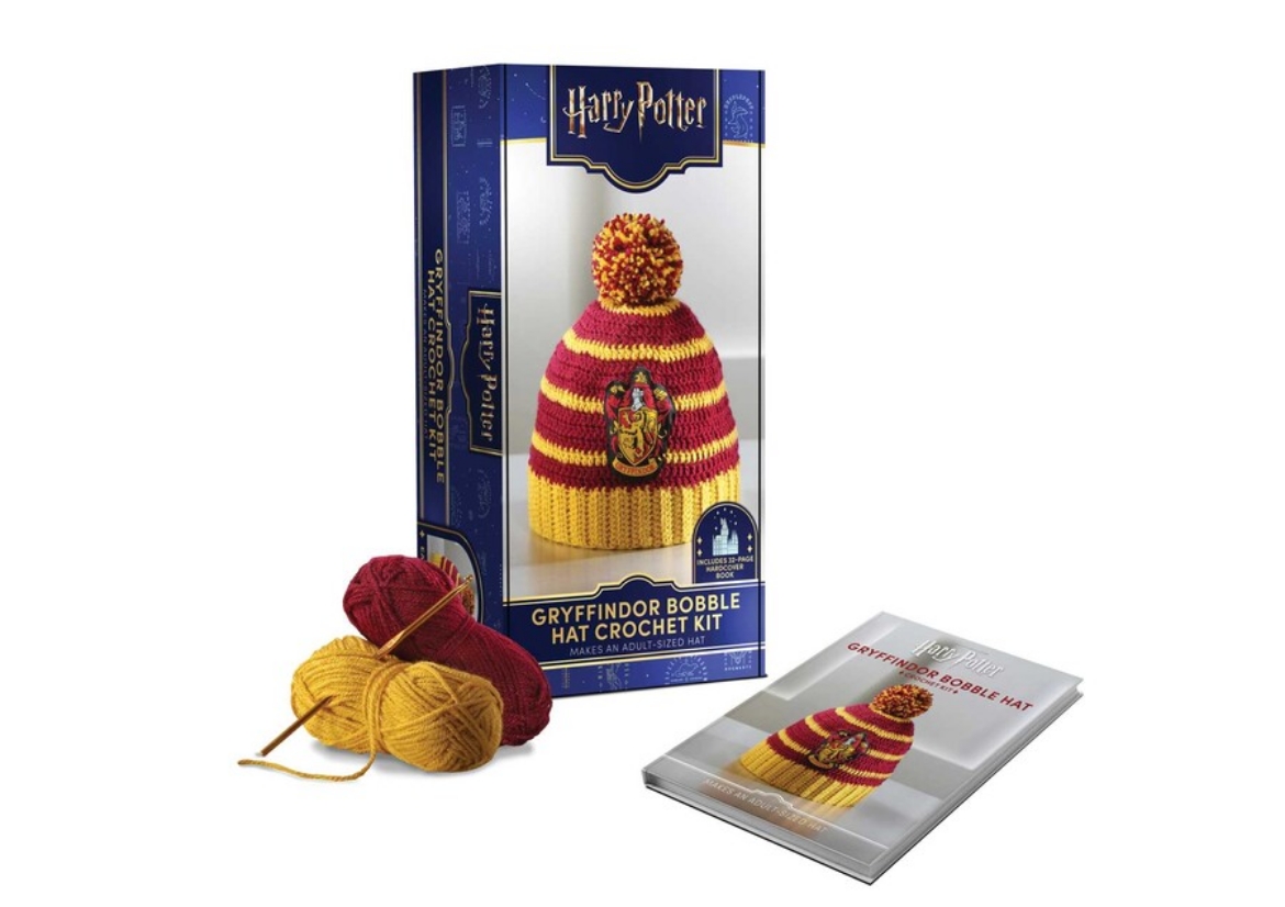 Picture of Harry Potter: Gryffindor Pom-Pom Beanie Crochet Kit