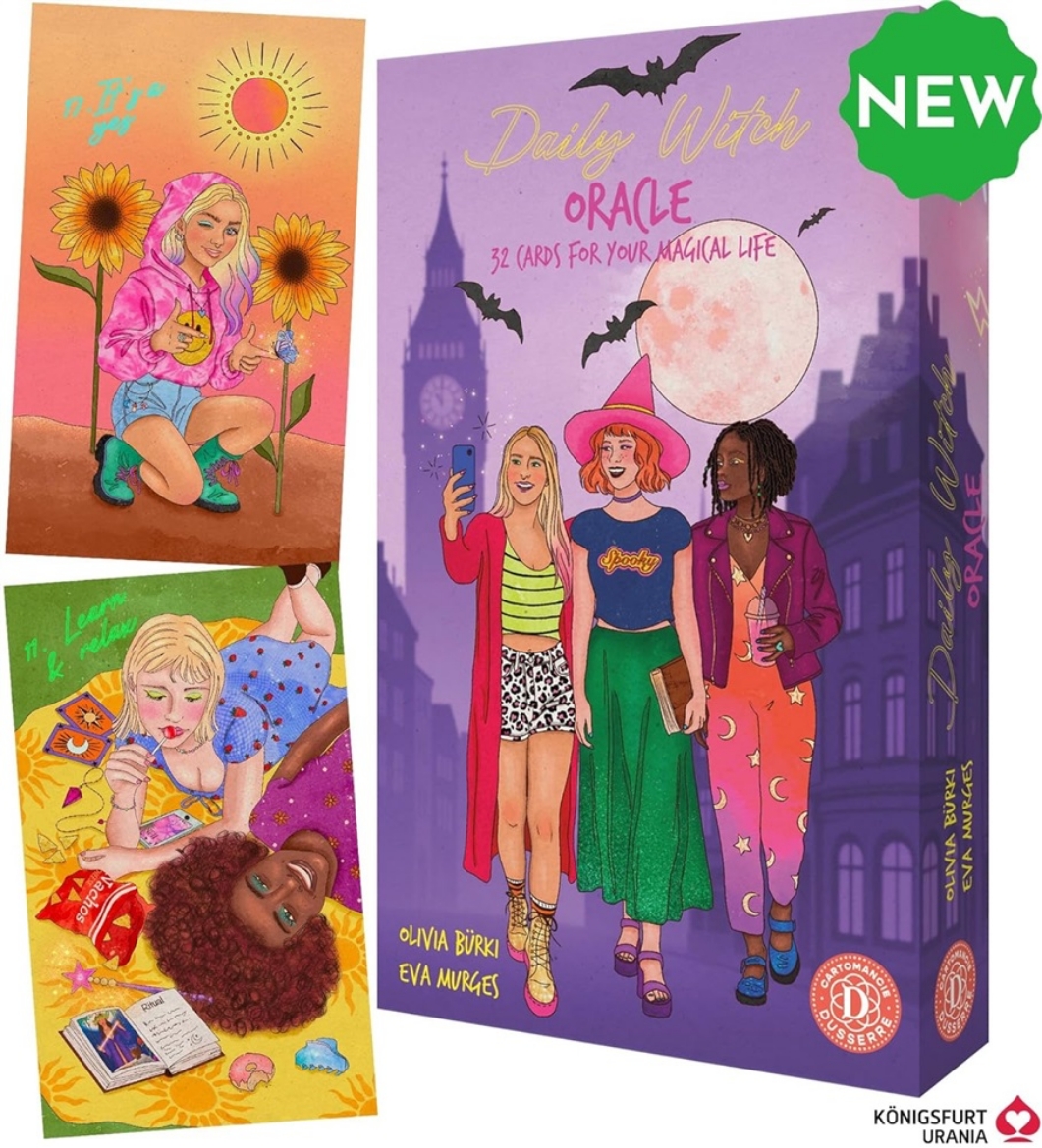 Picture of Daily Witch Oracle- 32 Oracle cards & 48-page booklet (English)