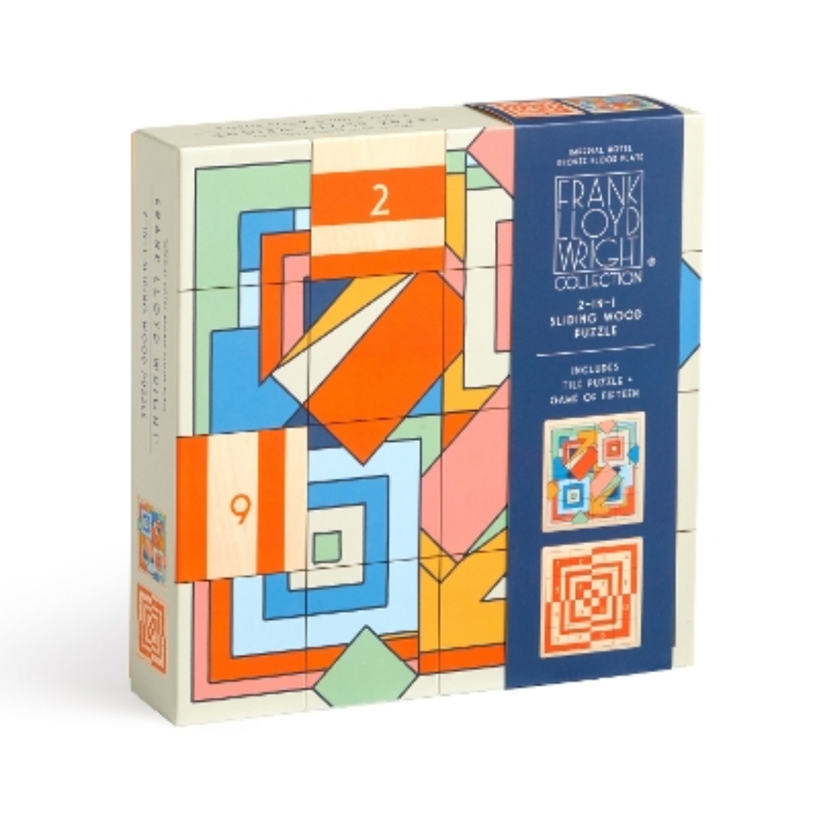 Picture of Frank Lloyd Wright Imperial Hotel 2-in-1 Sliding Wood Puzzle