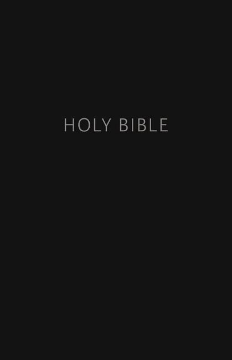 Picture of Nkjv, pew bible, hardcover, black, red letter edition