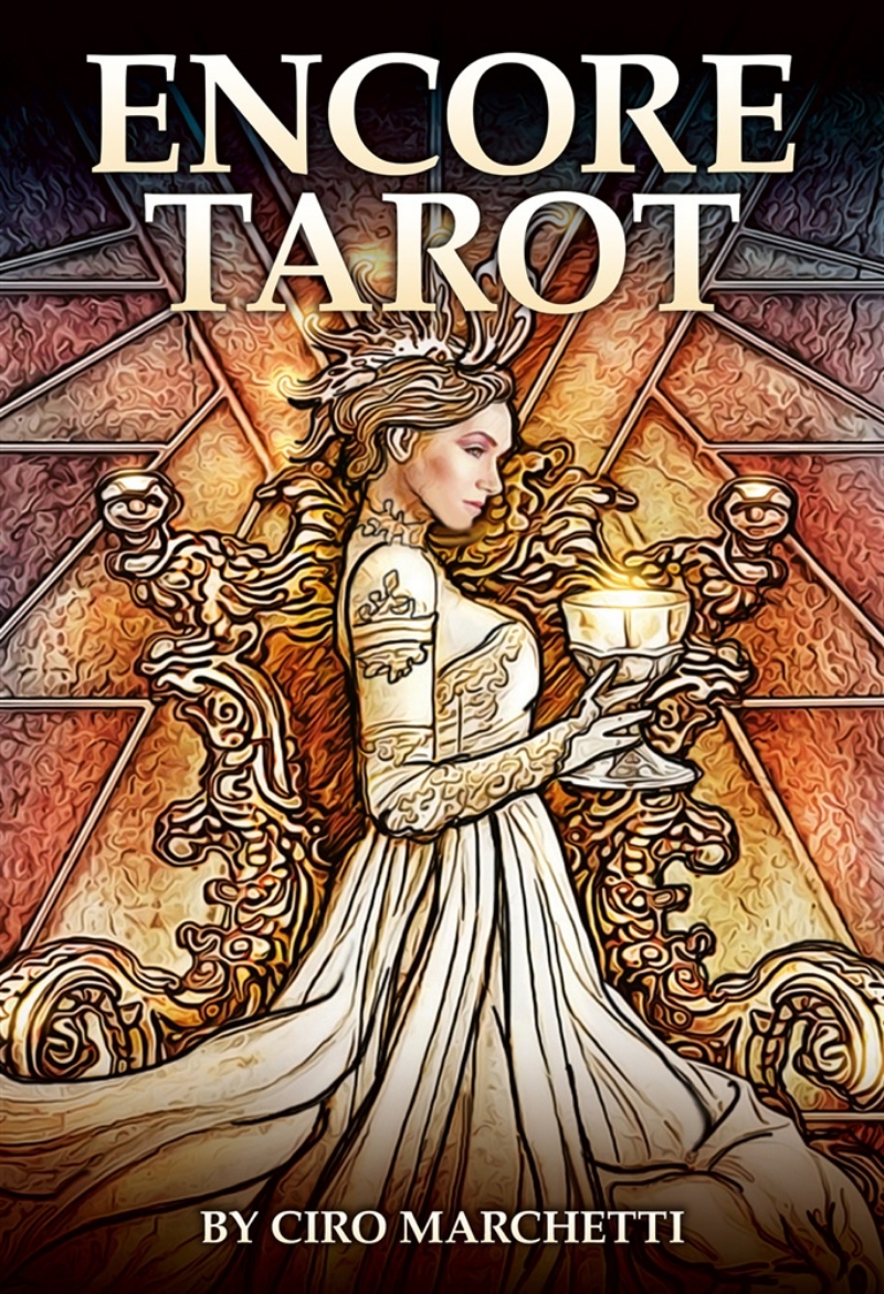 Picture of Encore Tarot: 82 Tarot Cards, Rider-Waite-Smith Tradition, Retrospective Collection of Ciro Marchetti's Tarot Art, Expanded Minor Arcana