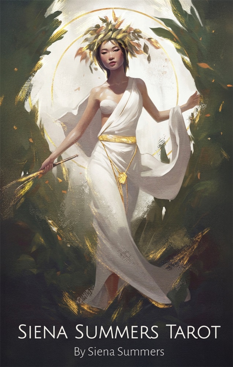 Picture of Siena Summers Tarot: 78 Nature-Inspired Tarot Cards, 192-Page Illustrated Guidebook, Diverse World Cultures, Universal Experiences, Soft and Ethereal Visionary Art