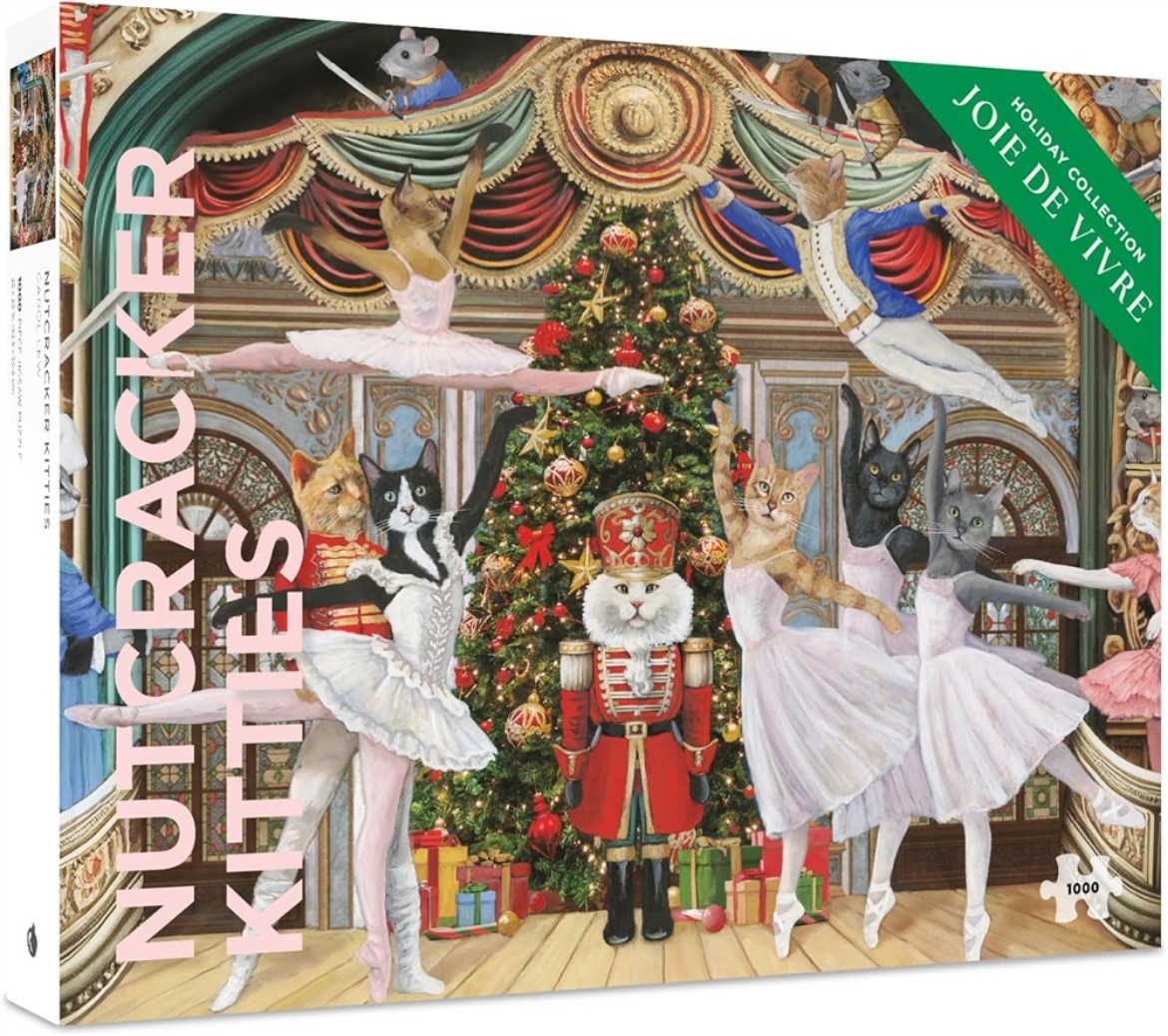 Picture of Carol Lew: Nutcracker Kitties 1000-Piece Jigsaw Puzzle