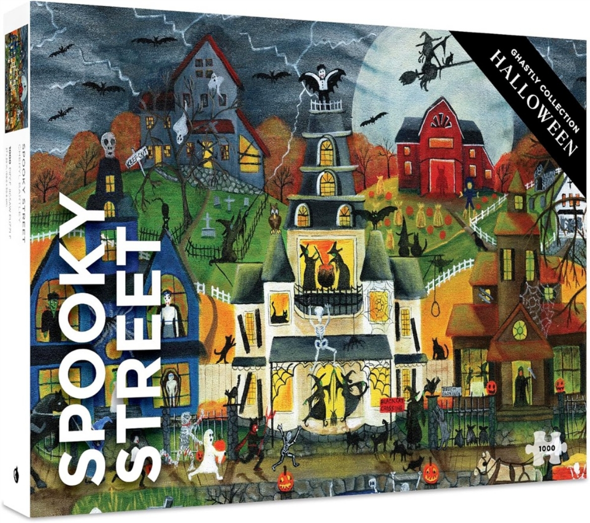 Picture of Cheryl Bartley: Spooky Street 1000-Piece Jigsaw Puzzle