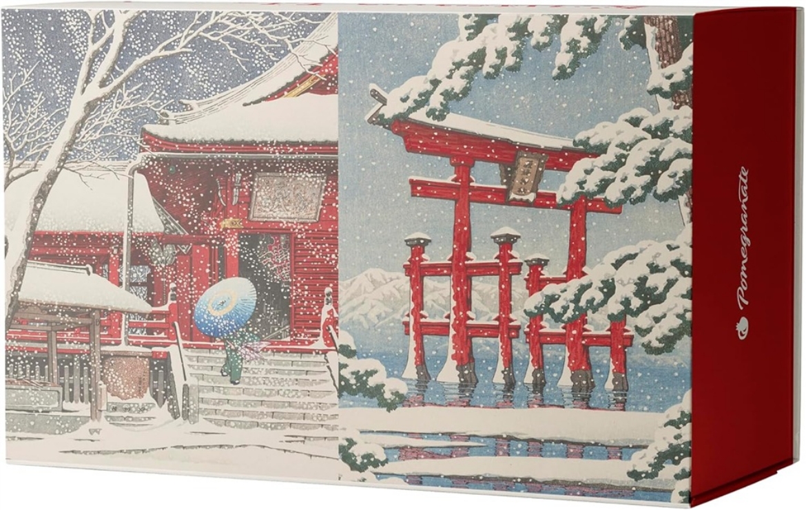 Picture of Kawase Hasui: Snowfall 120-Piece Double-Sided Jigsaw Puzzle Set