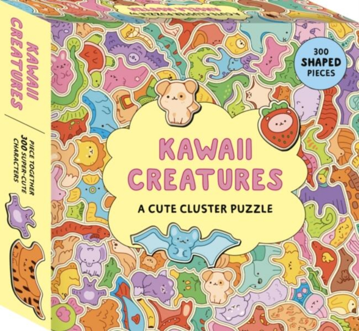 Picture of Kawaii Creatures: A Cute Cluster Puzzle: 300 shaped pieces