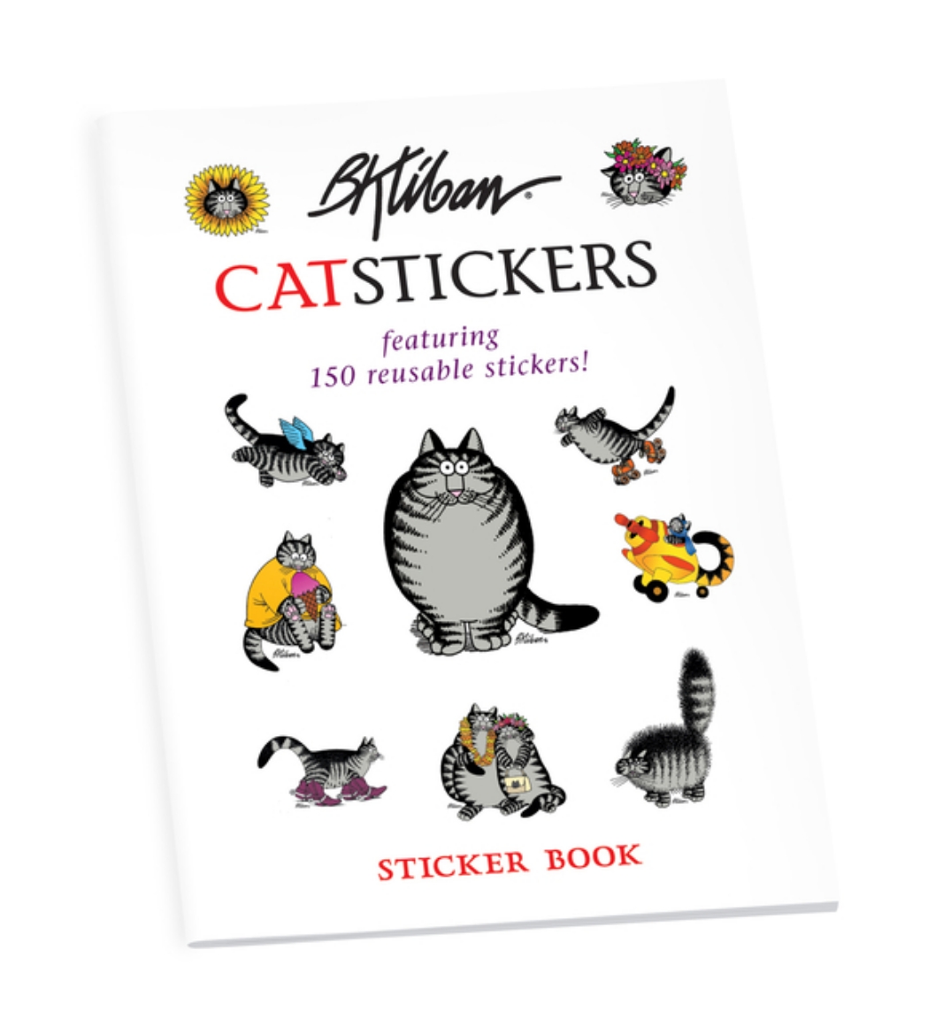 Picture of B. KLIBAN CATSTICKERS STICKER BOOK (150 reusable stickers in 8.5x11" book)