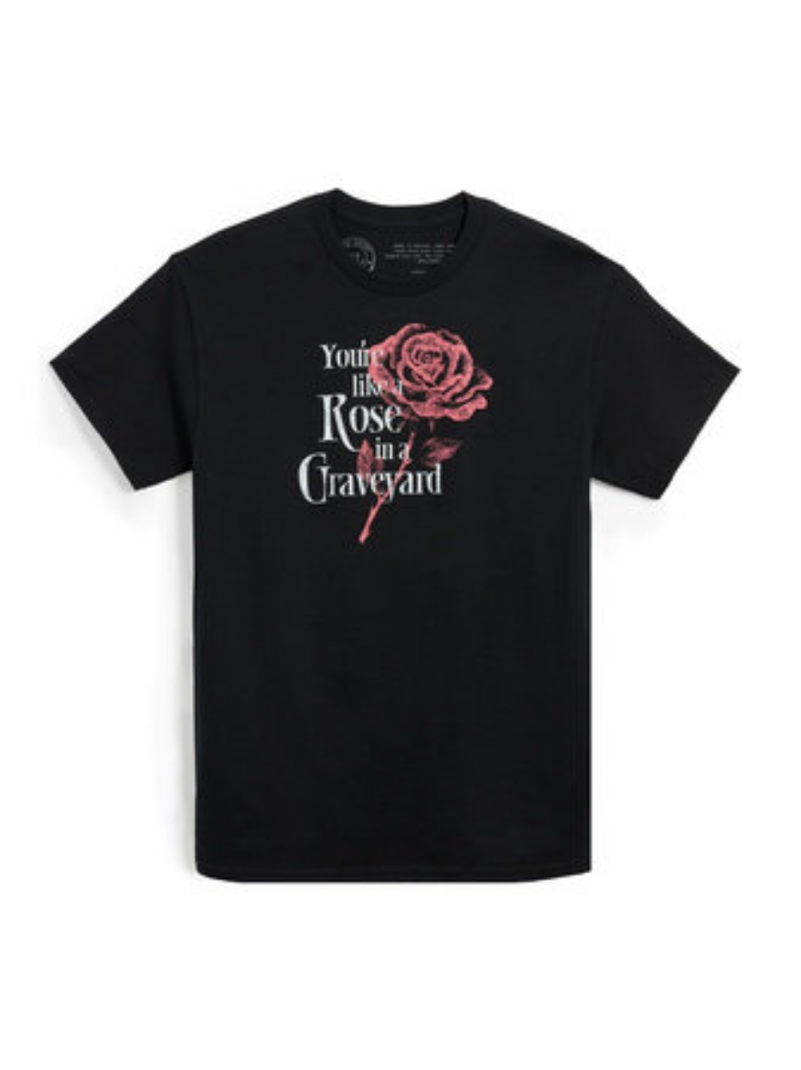 Picture of Alchemised: Rose in a Graveyard Unisex T-Shirt Medium