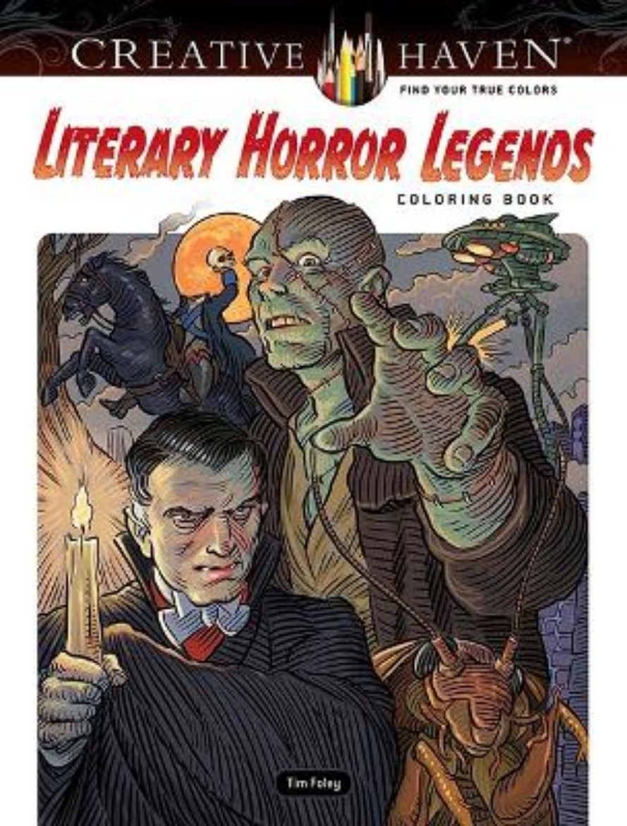 Picture of Creative Haven Literary Horror Legends Coloring Book