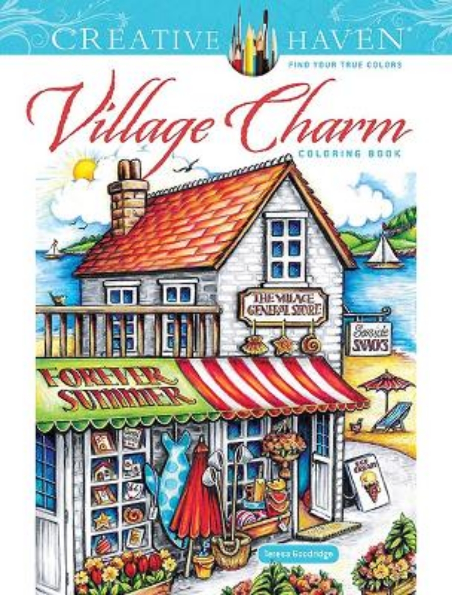 Picture of Creative Haven Village Charm Coloring Book
