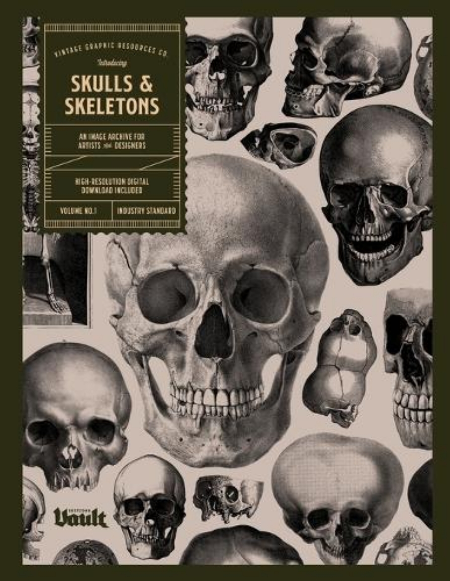 Picture of Skulls and Skeletons: An Image Archive and Anatomy Reference Book for Artists and Designers: An Image Archive and Drawing Reference Book for Artists and Designers
