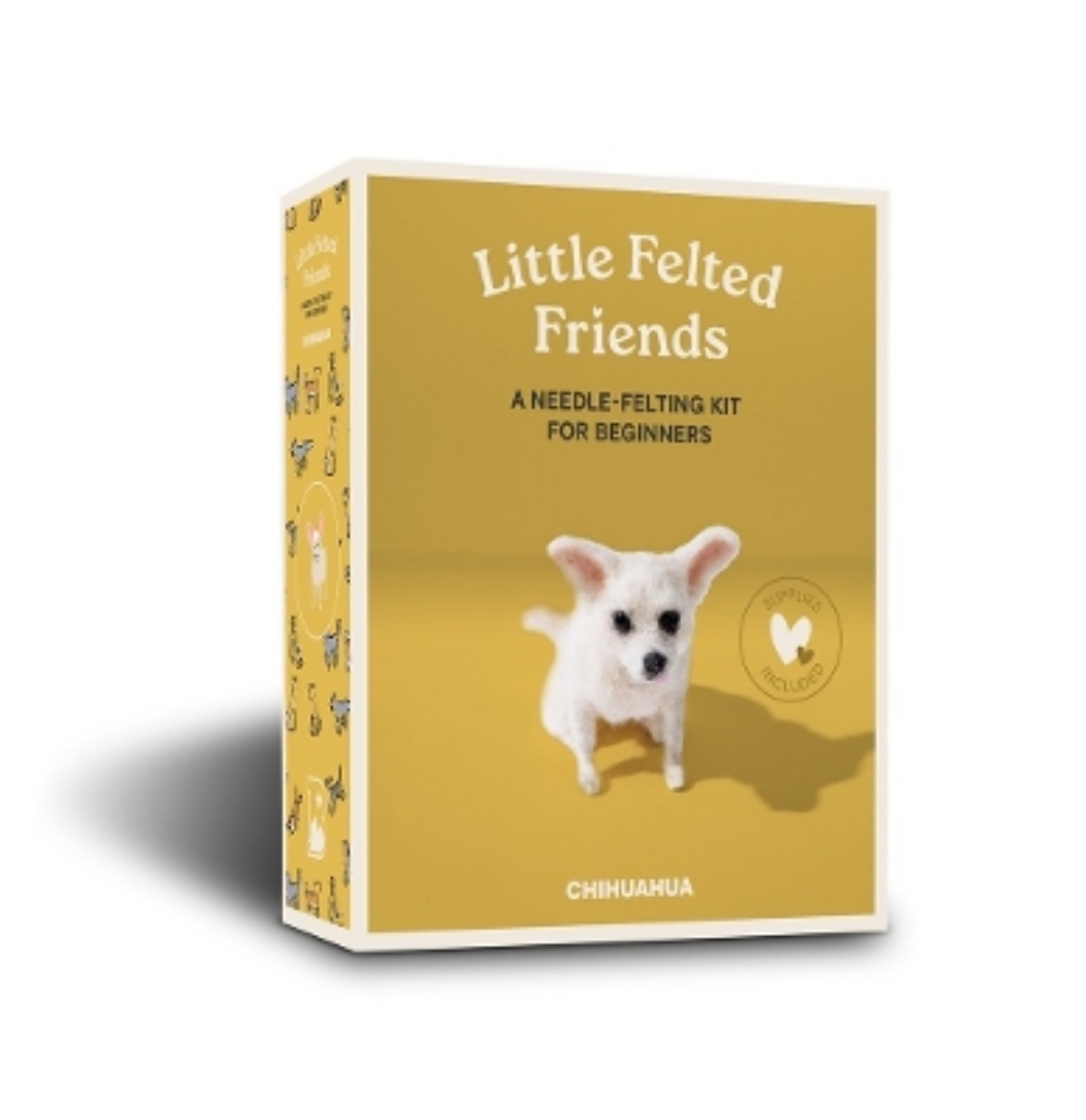Picture of Little Felted Friends: Chihuahua: Dog Needle-Felting Beginner Kits with Needles, Wool, Supplies, and Instructions